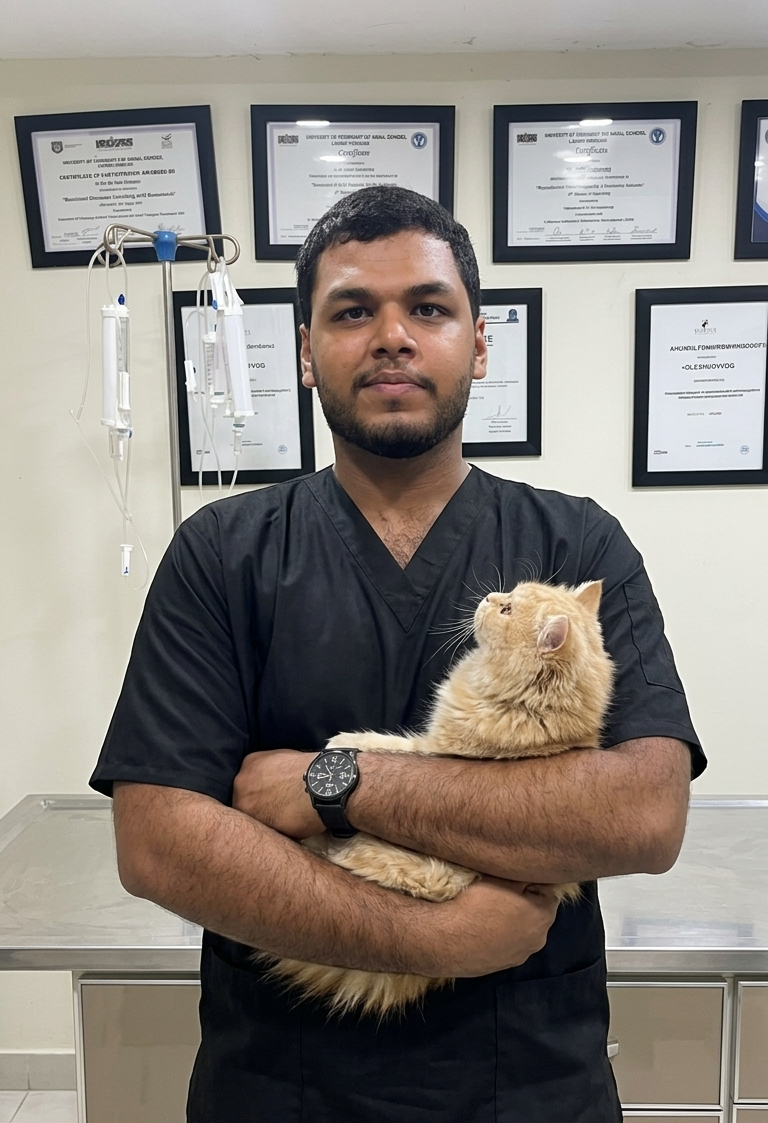 Dr. Muhammad Shayan Malik, founder of Vet'aura